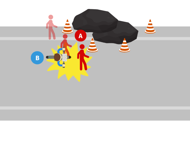 通行が許可されている車道で起きた事故｜基本過失割合を解説